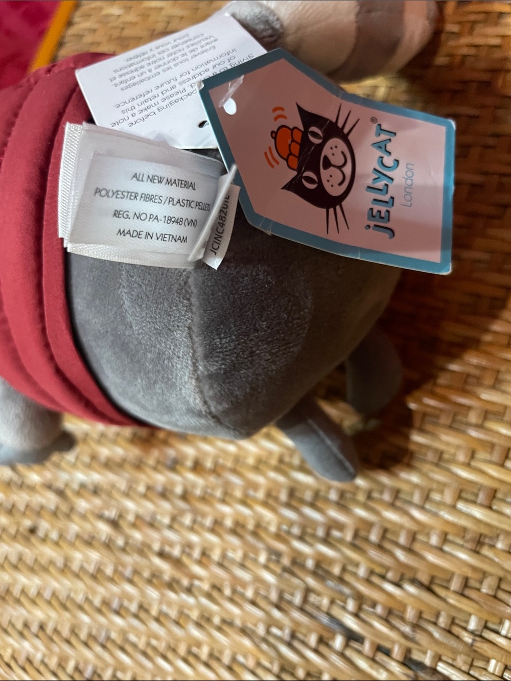 Jellycat Campfire Critter Raccoon NWT - Picture 11 of 14